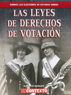 cover image of Las leyes de derechos de votación